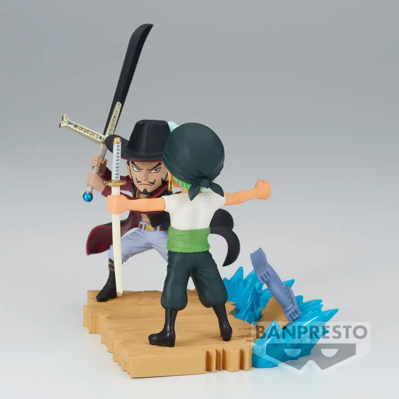 One Piece Log Stories Roronoa Zoro VS Dracule Mihawk figurka 7 cm fotografii produktu