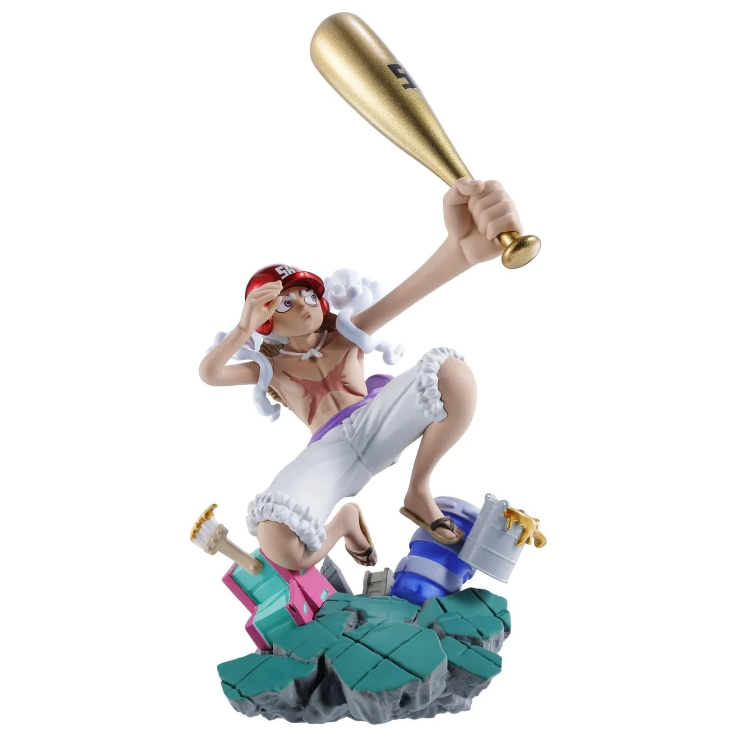 Sada 4 sošek One Piece Logbox Re Birth Egghead Petitrama 9cm fotografii produktu