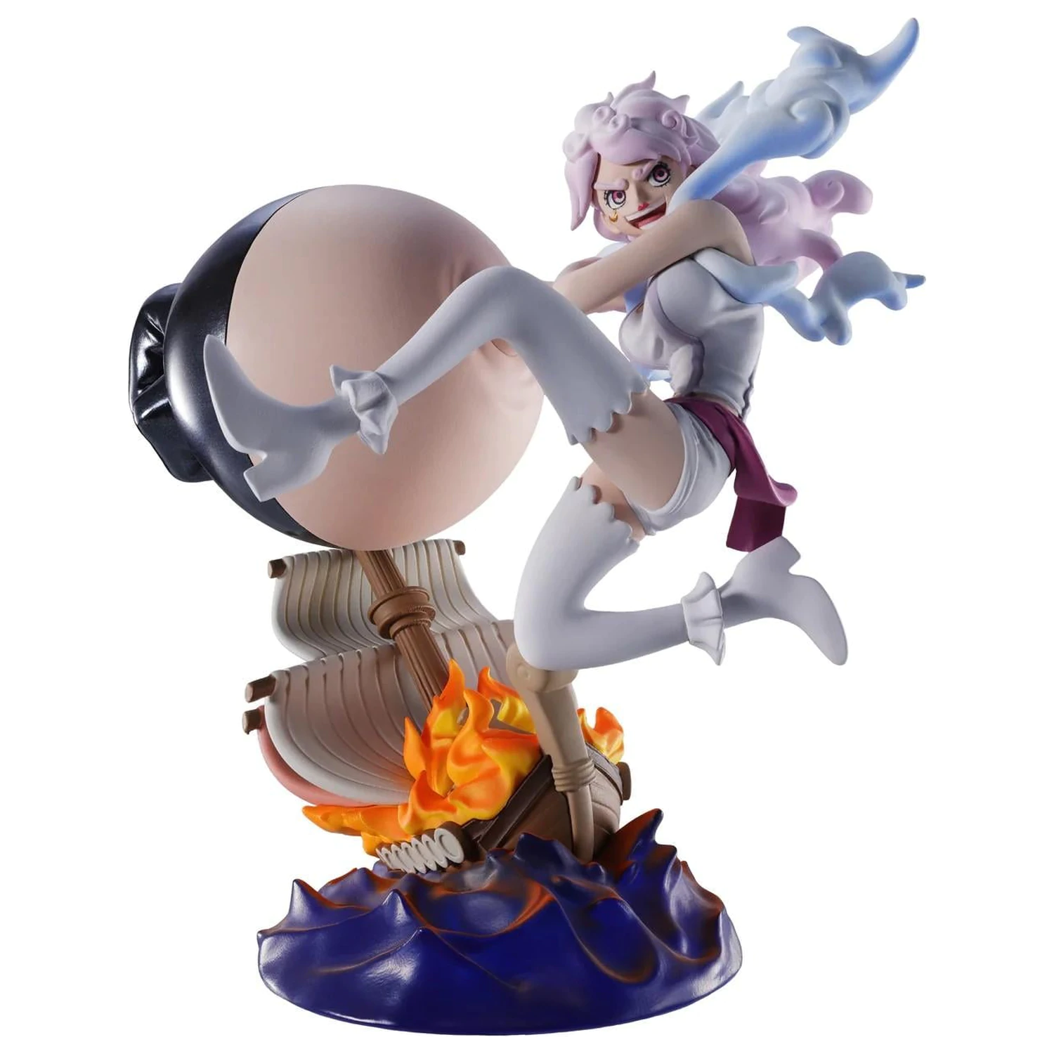 Sada 4 sošek One Piece Logbox Re Birth Egghead Petitrama 9cm fotografii produktu