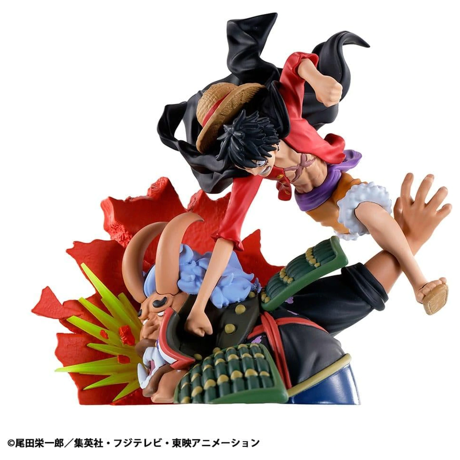 One Piece Logbox Re Birth Wano Kuni 4 Sošky Set Petitrama 9 cm fotografii produktu