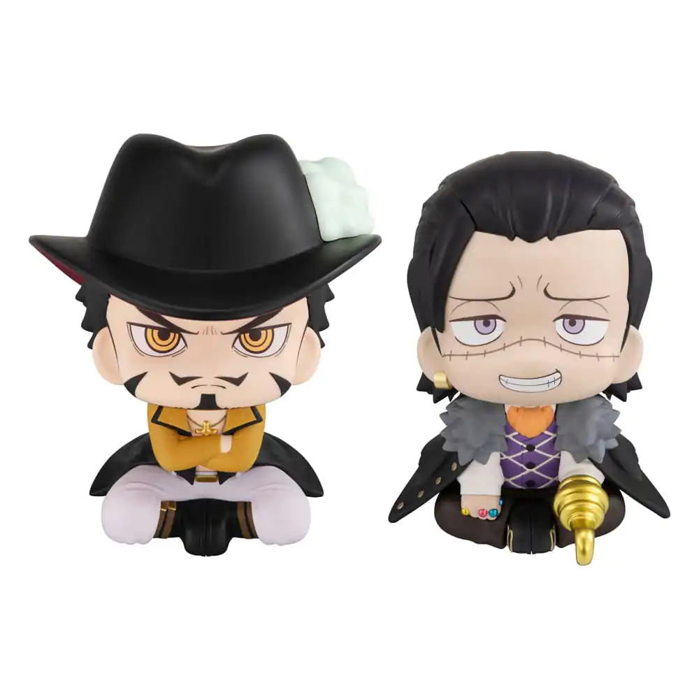 One Piece Look Up PVC Sošky Dracule Mihawk & Crocodile 11 cm (s dárkem) fotografii produktu