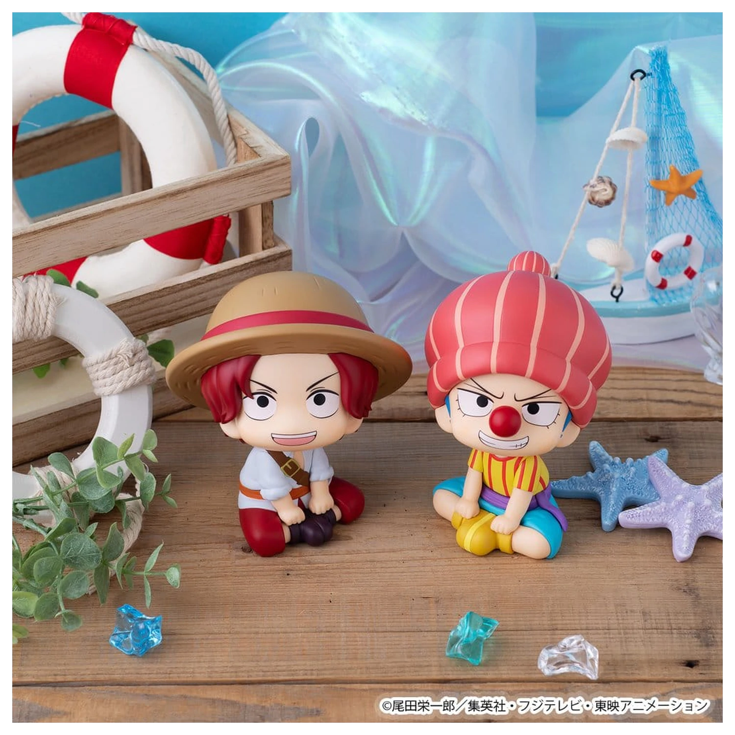 One Piece Look Up PVC figurky 2-balení Shanks & Buggy Childhood Ver. 11 cm (s dárkem) fotografii produktu