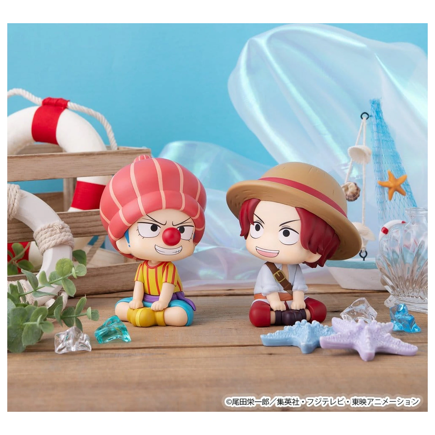 One Piece Look Up PVC figurky 2-balení Shanks & Buggy Childhood Ver. 11 cm (s dárkem) fotografii produktu