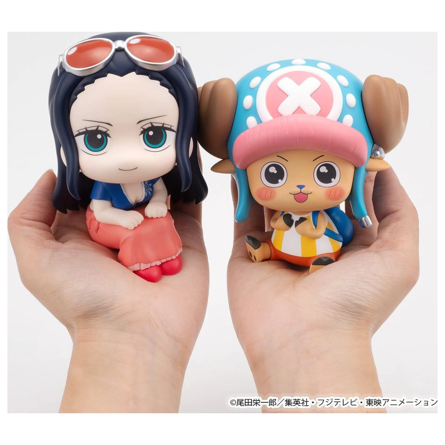 One Piece Lookup PVC figurky 2-Pack Nico Robin & Tony Tony Chopper Excited Ver. 11 cm (s dárkem) fotografii produktu
