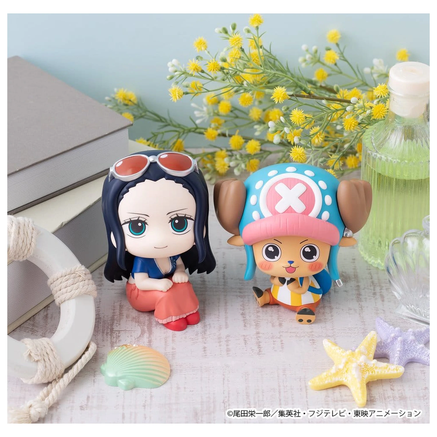 One Piece Lookup PVC figurky 2-Pack Nico Robin & Tony Tony Chopper Excited Ver. 11 cm (s dárkem) fotografii produktu