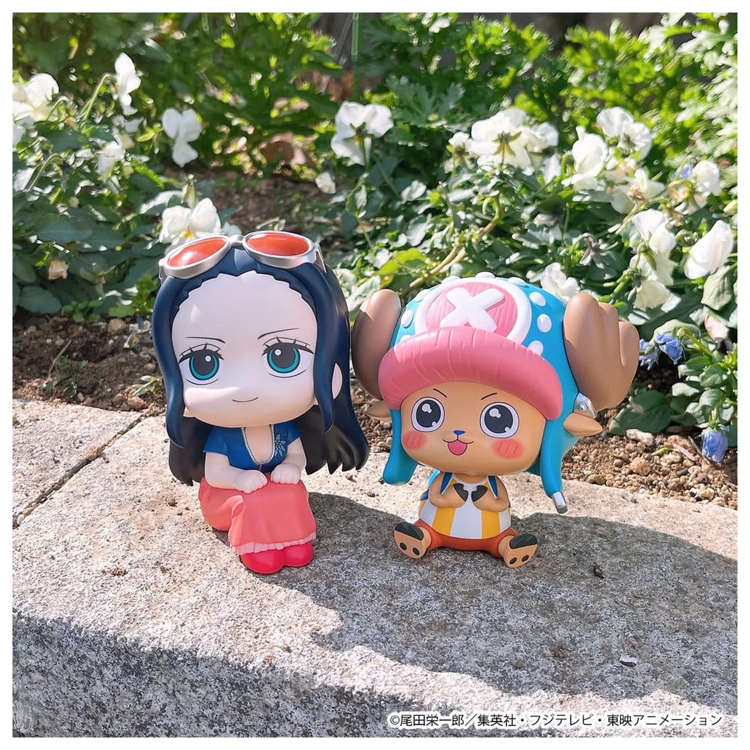 One Piece Lookup PVC figurky 2-Pack Nico Robin & Tony Tony Chopper Excited Ver. 11 cm (s dárkem) fotografii produktu