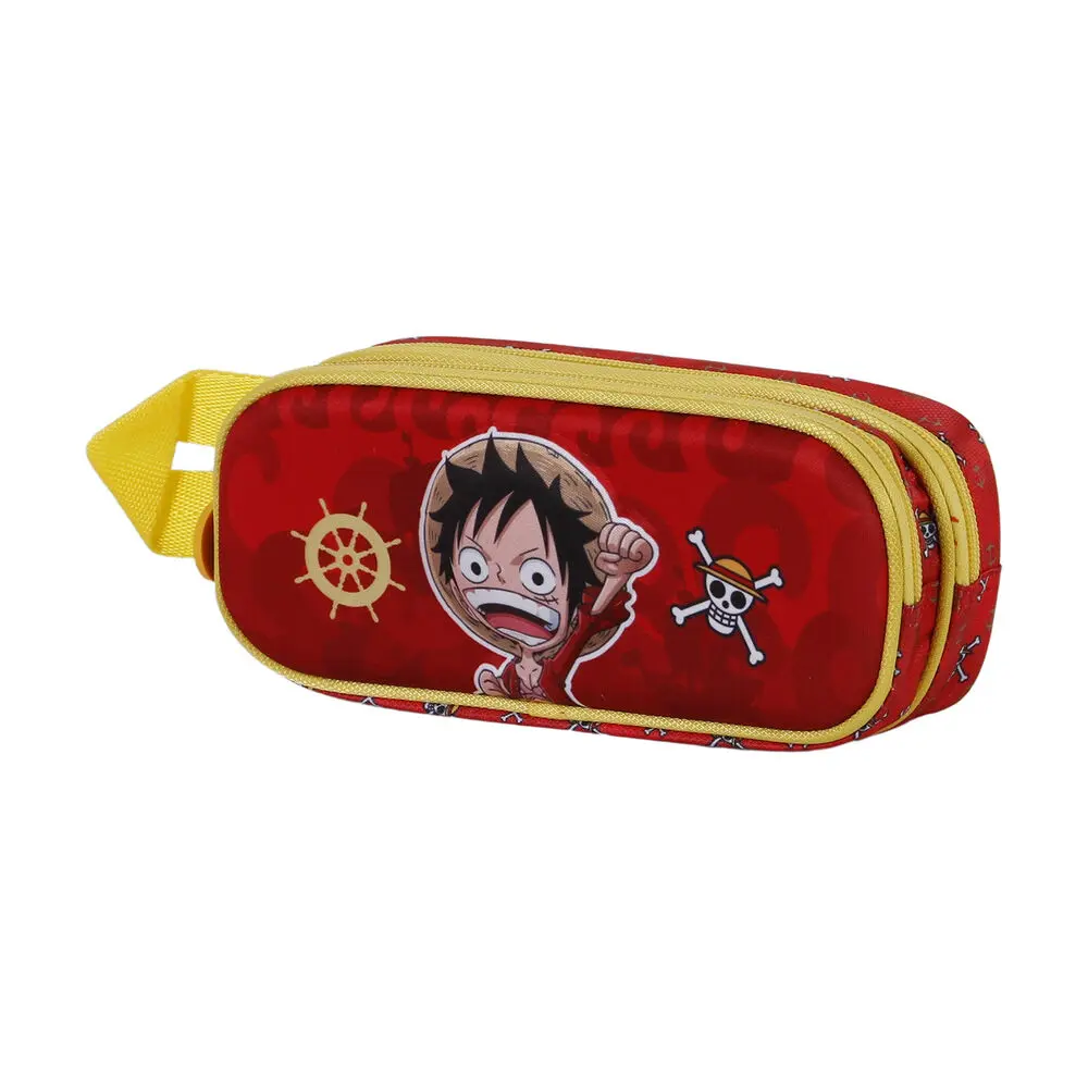 3D dvoupatrový penál One piece Luffy fotografii produktu