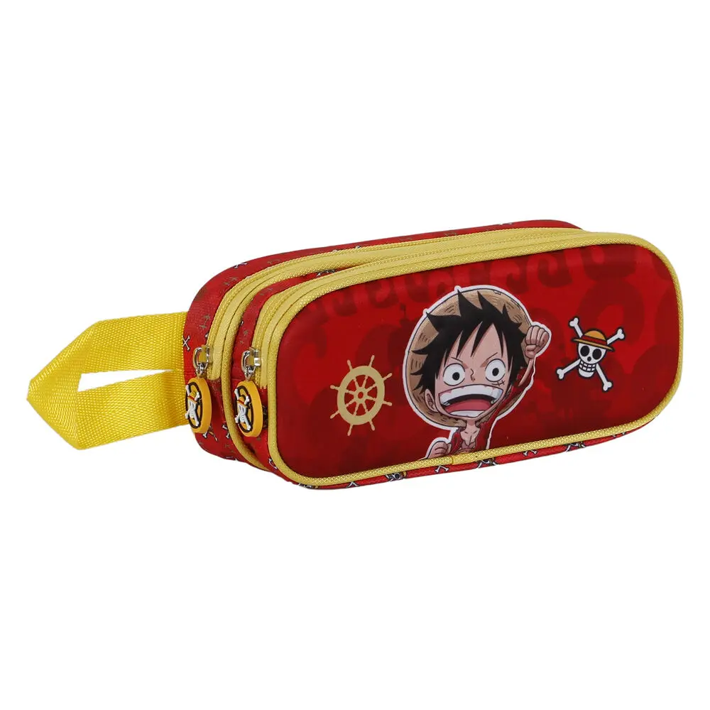 3D dvoupatrový penál One piece Luffy fotografii produktu