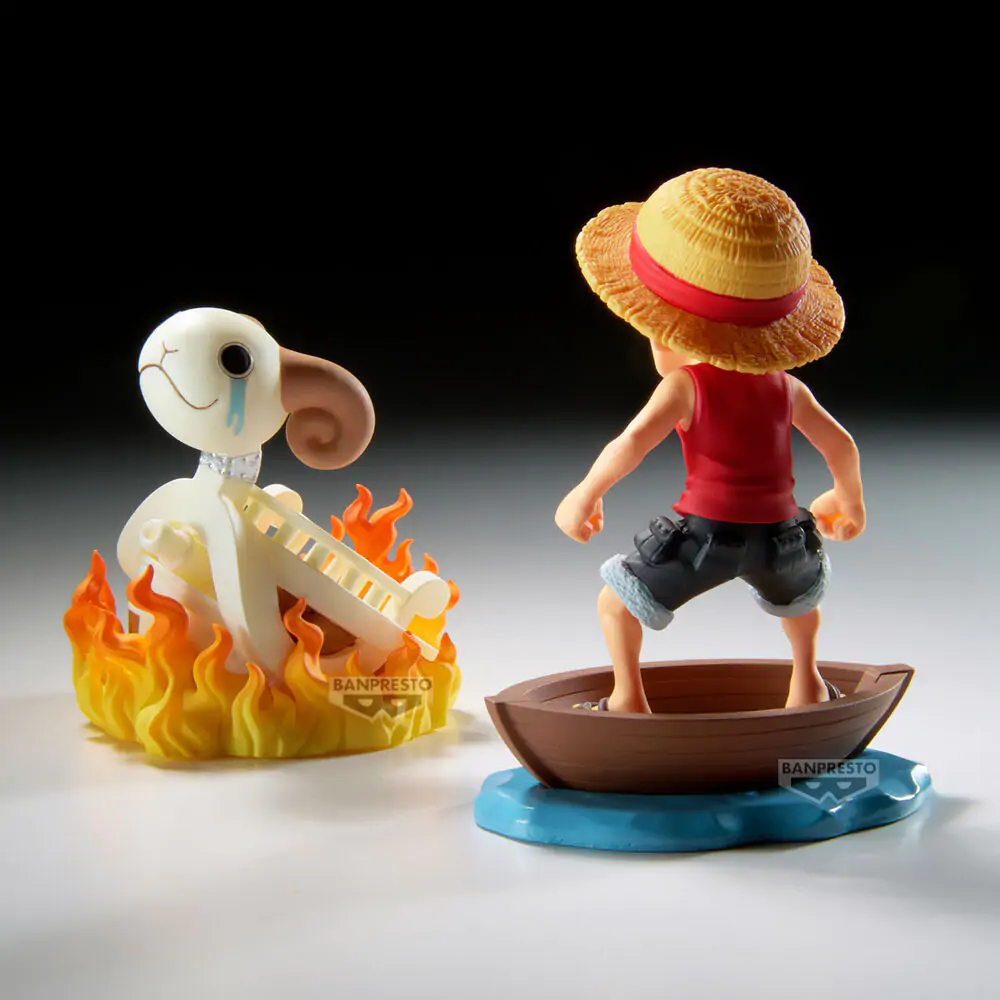 One Piece Luffy & Going Merry Log Stories figurka 8 cm fotografii produktu