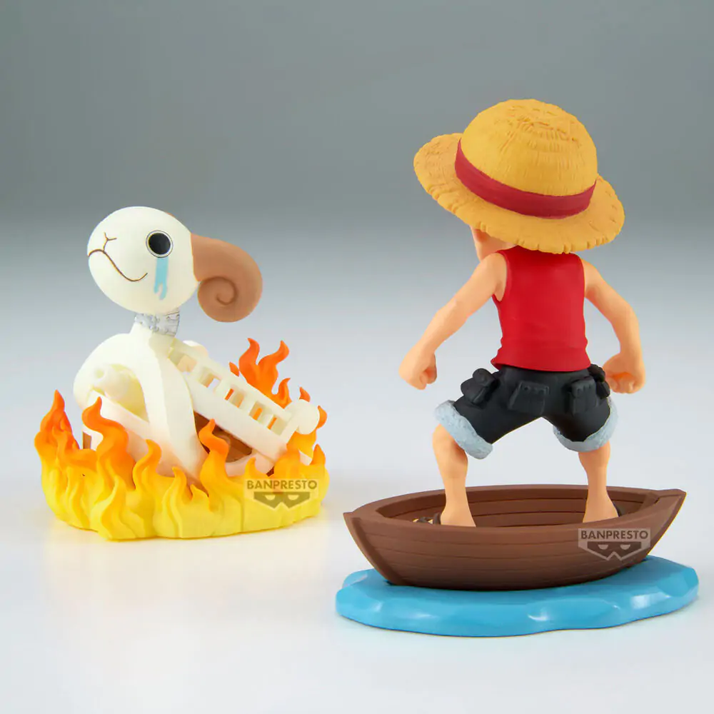 One Piece Luffy & Going Merry Log Stories figurka 8 cm fotografii produktu