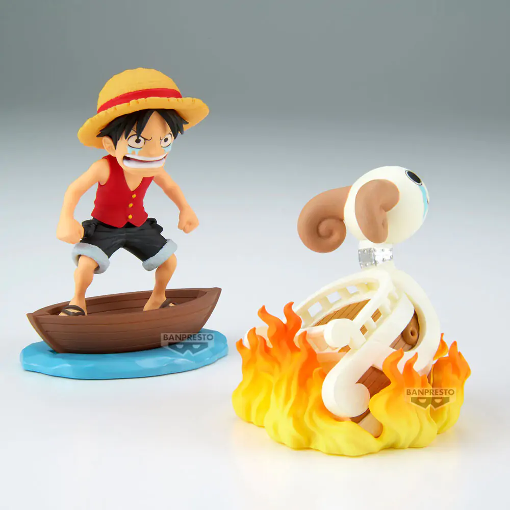 One Piece Luffy & Going Merry Log Stories figurka 8 cm fotografii produktu