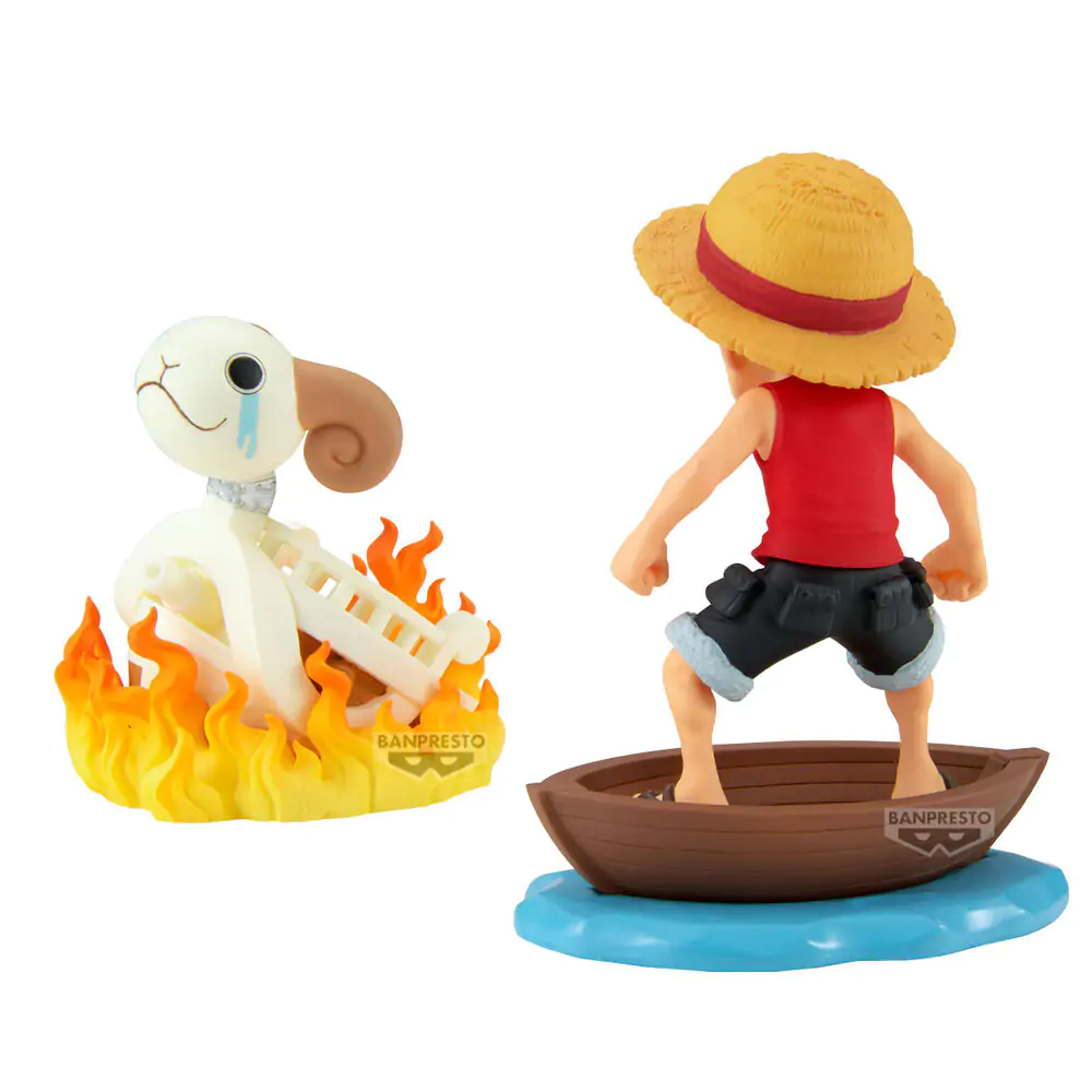 One Piece Luffy & Going Merry Log Stories figurka 8 cm fotografii produktu