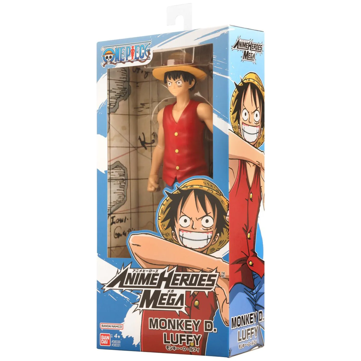 ONE PIECE Luffy Anime Heroes Mega Figurka 30cm fotografii produktu