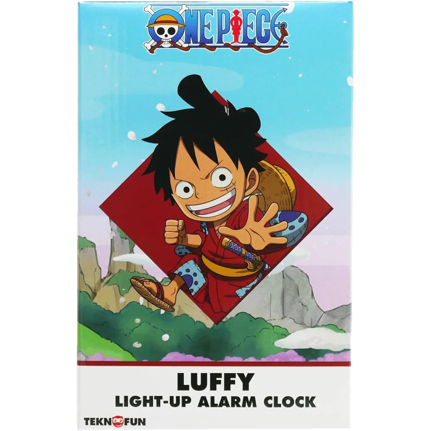One Piece Budík s světlem Luffy 18 cm fotografii produktu