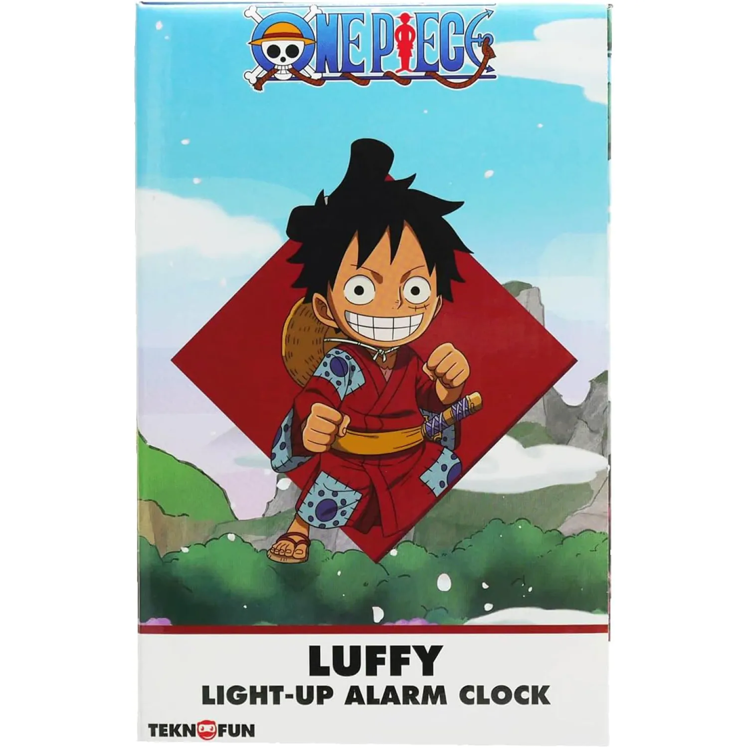 One Piece Budík s světlem Luffy 18 cm fotografii produktu