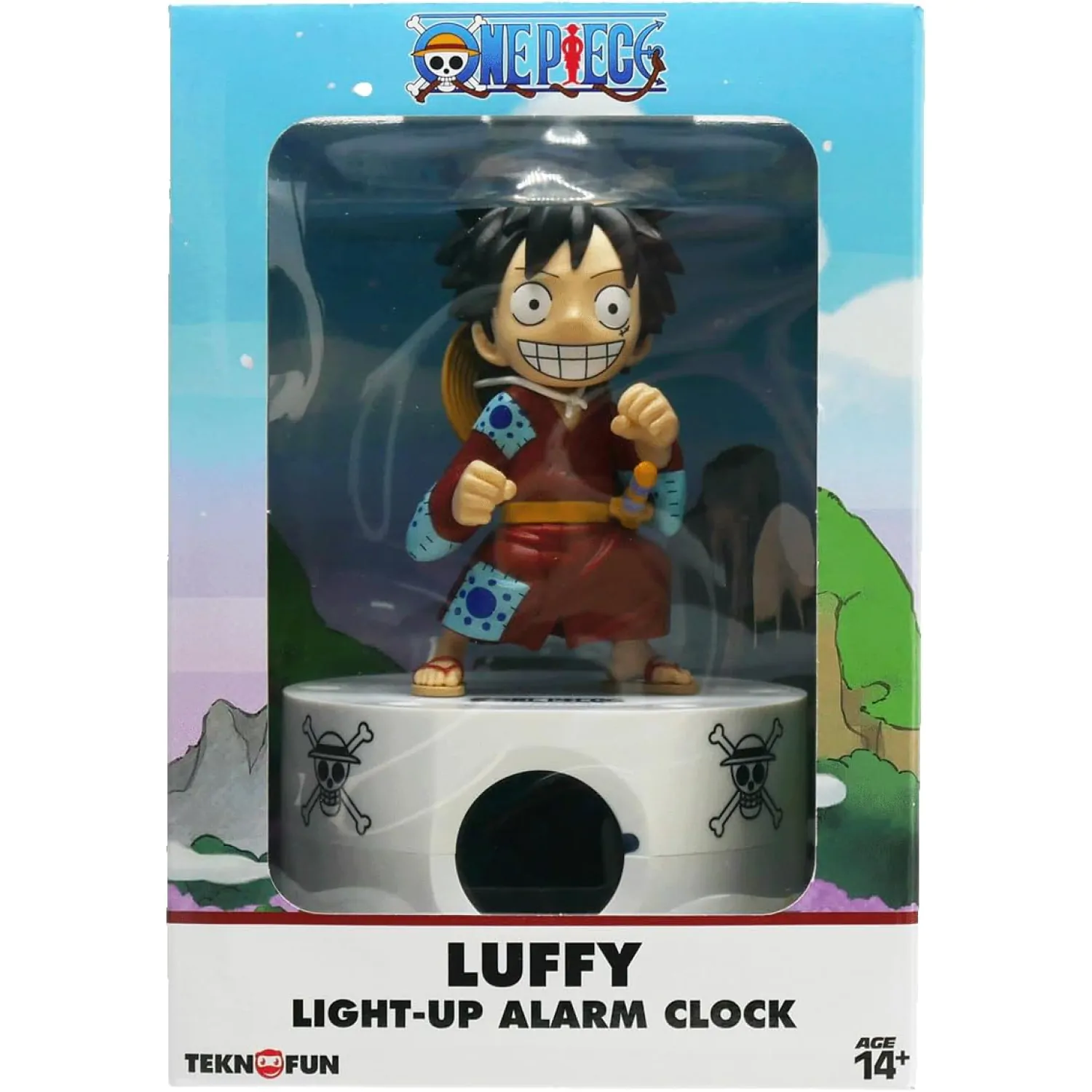 One Piece Budík s světlem Luffy 18 cm fotografii produktu
