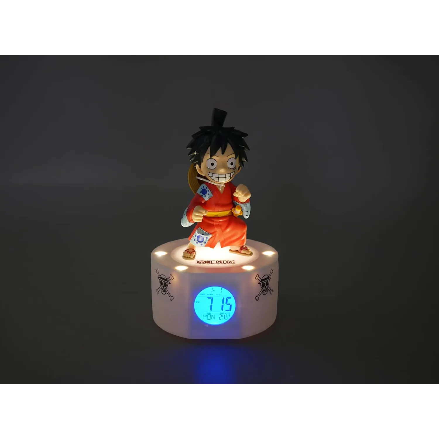 One Piece Budík s světlem Luffy 18 cm fotografii produktu