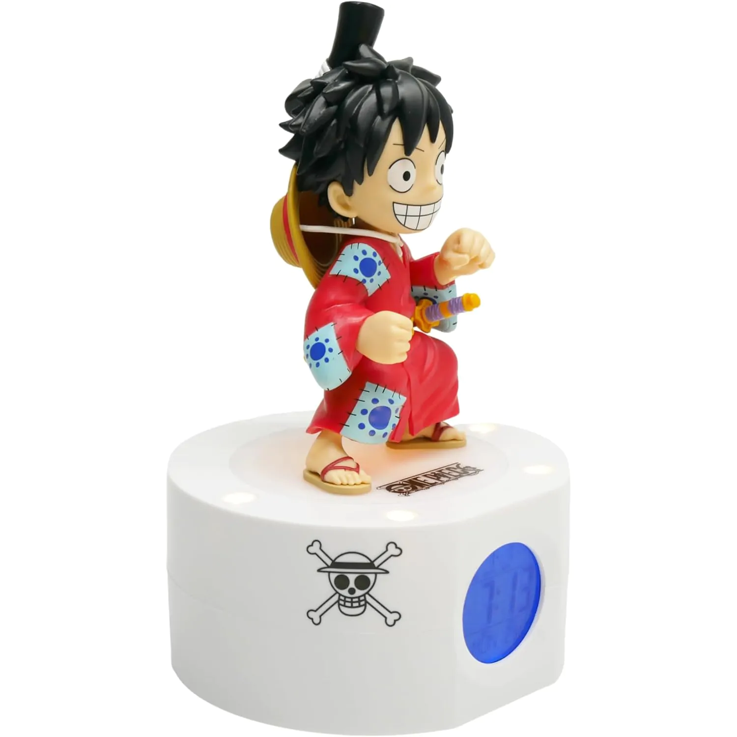 One Piece Budík s světlem Luffy 18 cm fotografii produktu