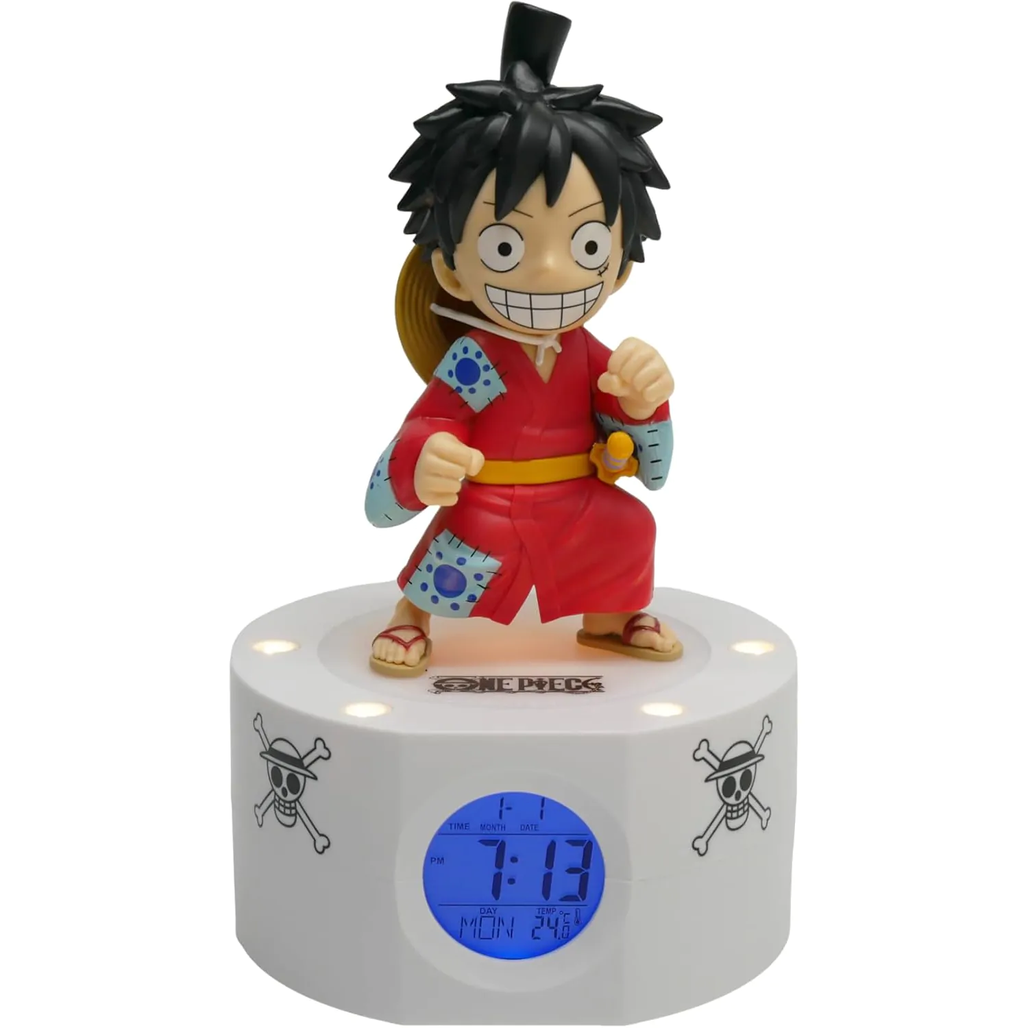 One Piece Budík s světlem Luffy 18 cm fotografii produktu