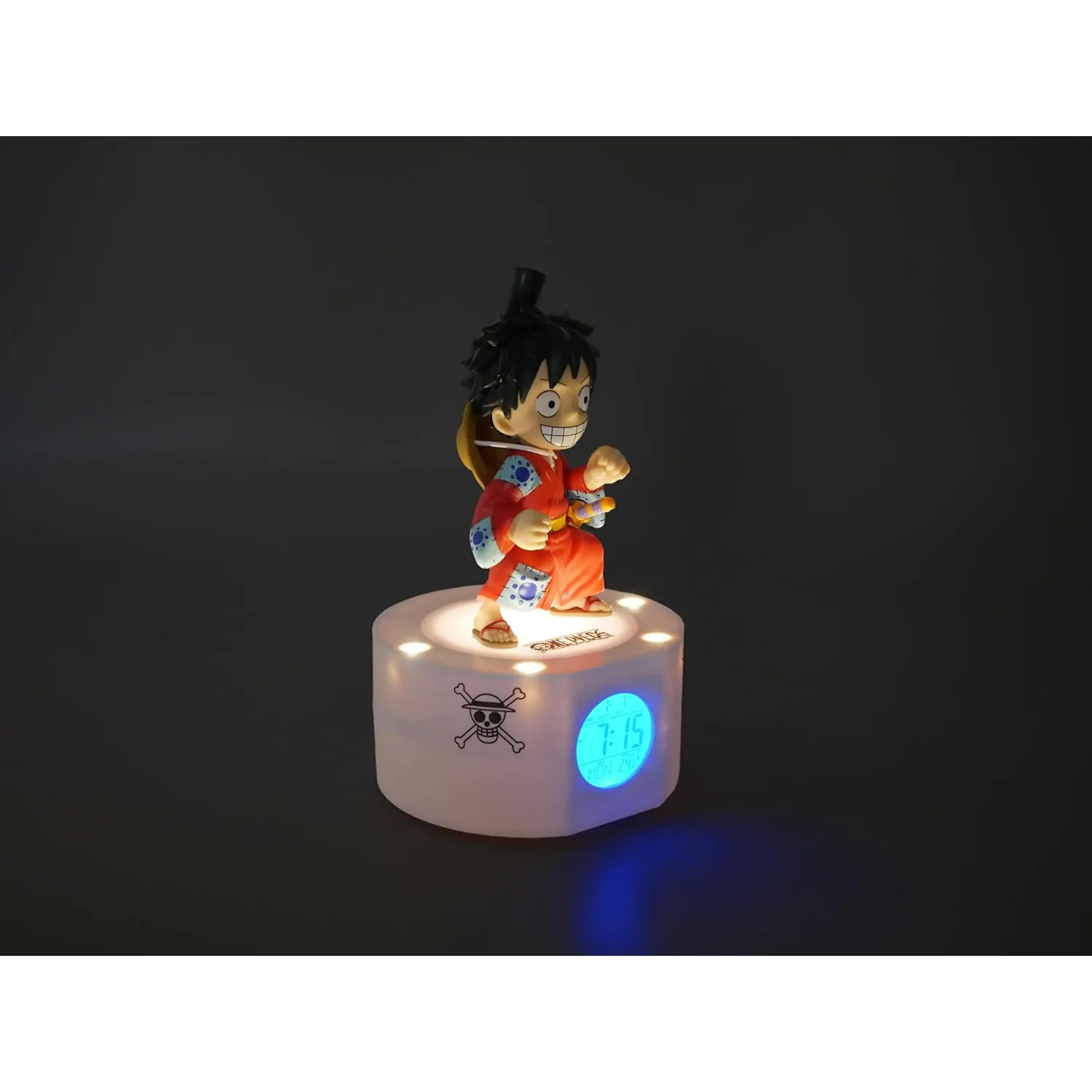 One Piece Budík s světlem Luffy 18 cm fotografii produktu