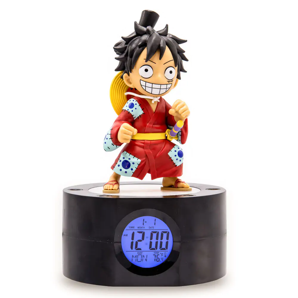 Budík One Piece se světlem Ruffy 18 cm fotografii produktu