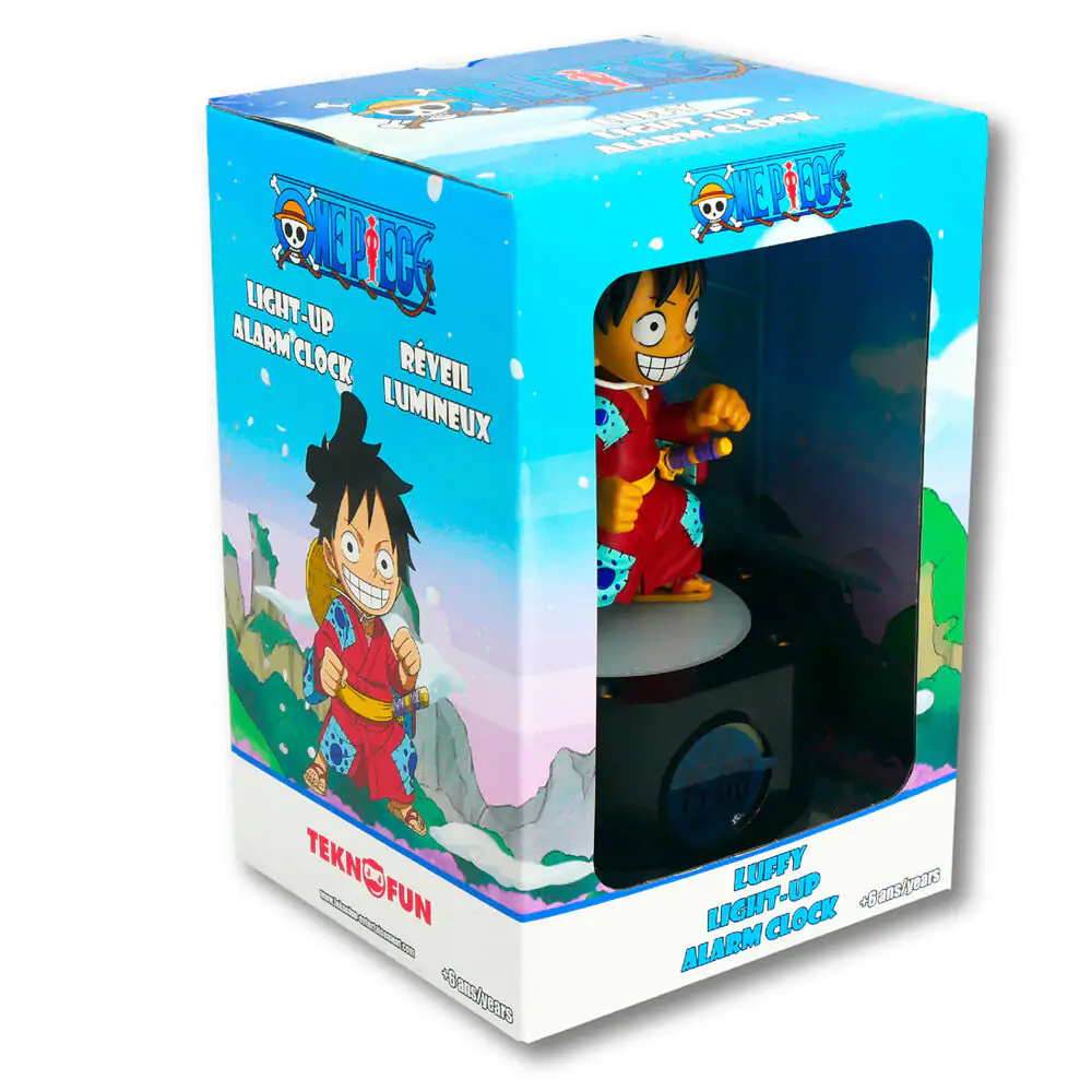 Budík One Piece se světlem Ruffy 18 cm fotografii produktu