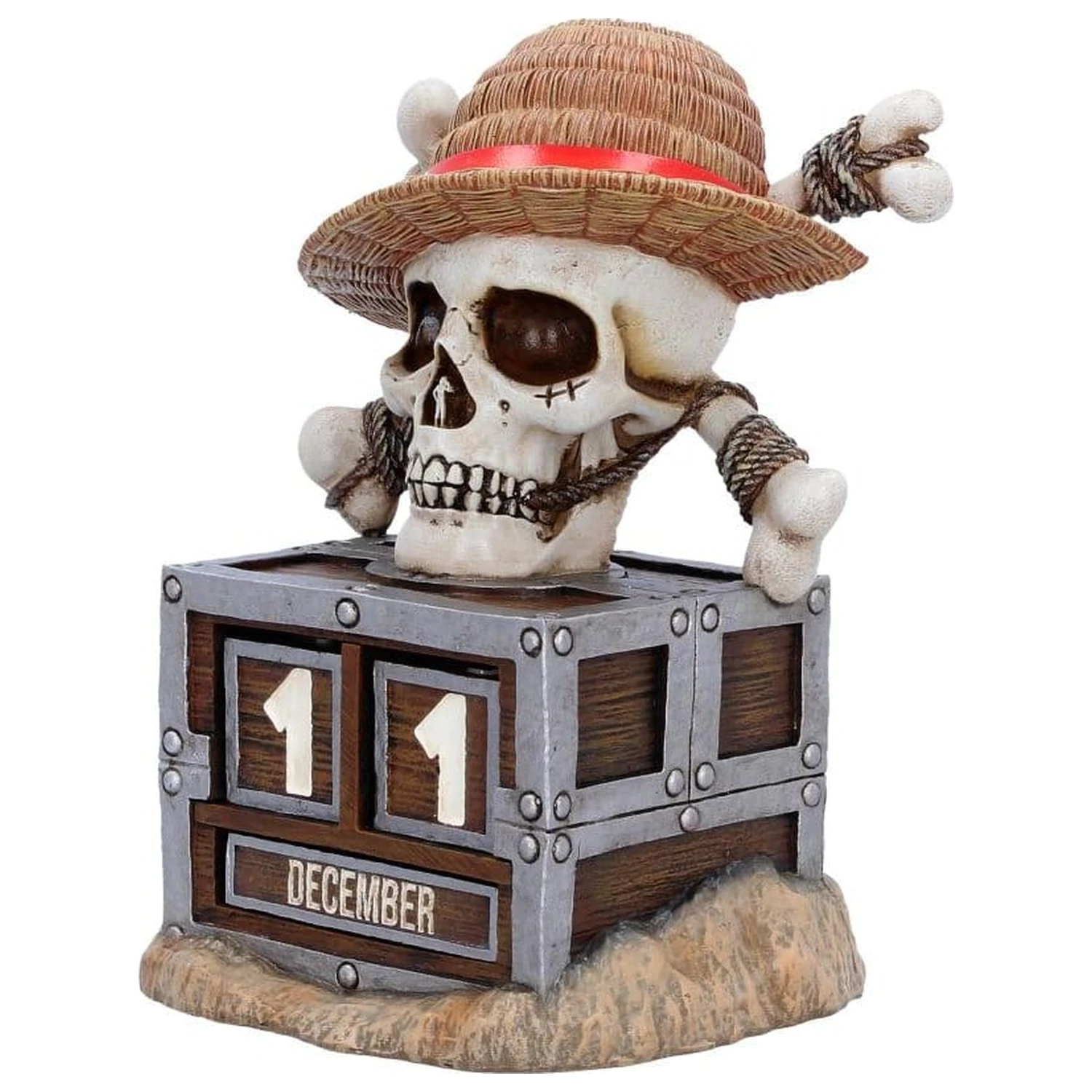One Piece Perpetual Calendar Luffy Jolly Roger 16 cm fotografii produktu