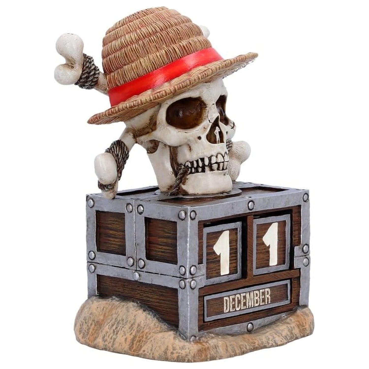 One Piece Perpetual Calendar Luffy Jolly Roger 16 cm fotografii produktu