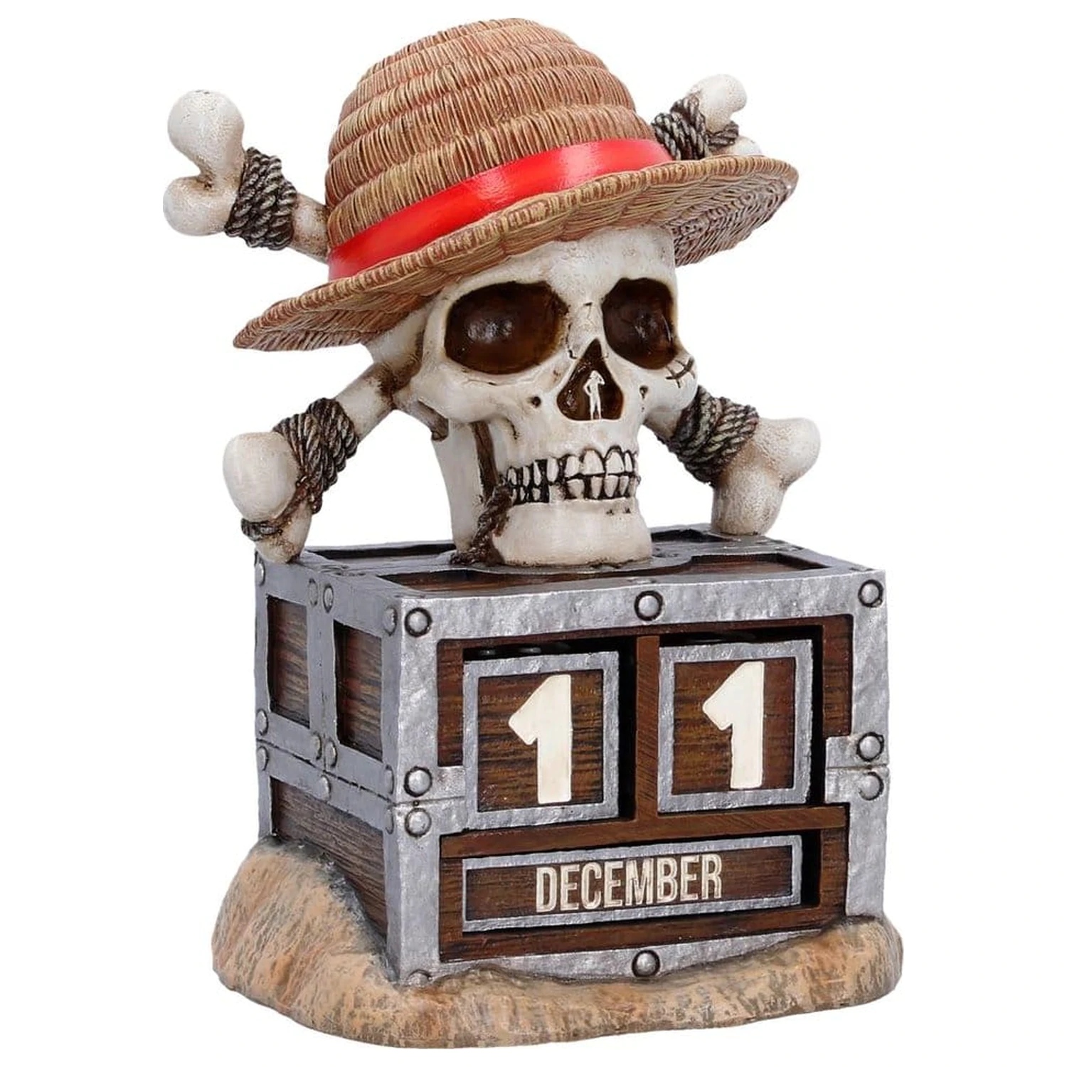 One Piece Perpetual Calendar Luffy Jolly Roger 16 cm fotografii produktu