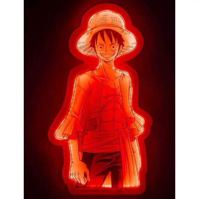 LED nástěnná lampa One Piece Ruffy 40 cm fotografii produktu