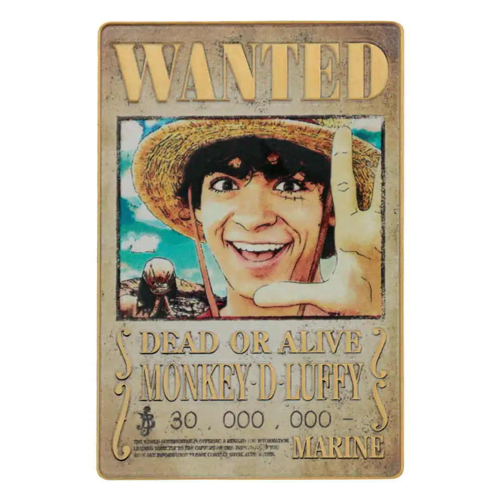 One Piece Ingot Luffy Wanted Poster Limitovaná edice (limitka) fotografii produktu