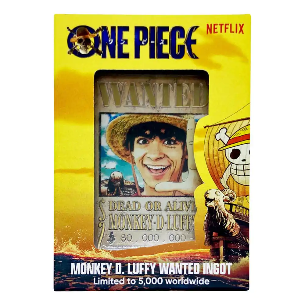 One Piece Ingot Luffy Wanted Poster Limitovaná edice (limitka) fotografii produktu