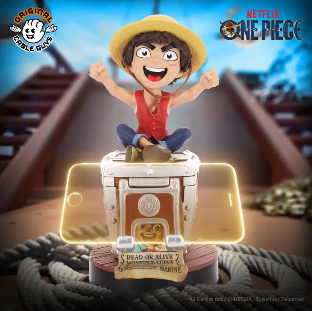 One Piece Cable Guys nabíjecí stojan Luffy Wanted Poster 21 cm fotografii produktu