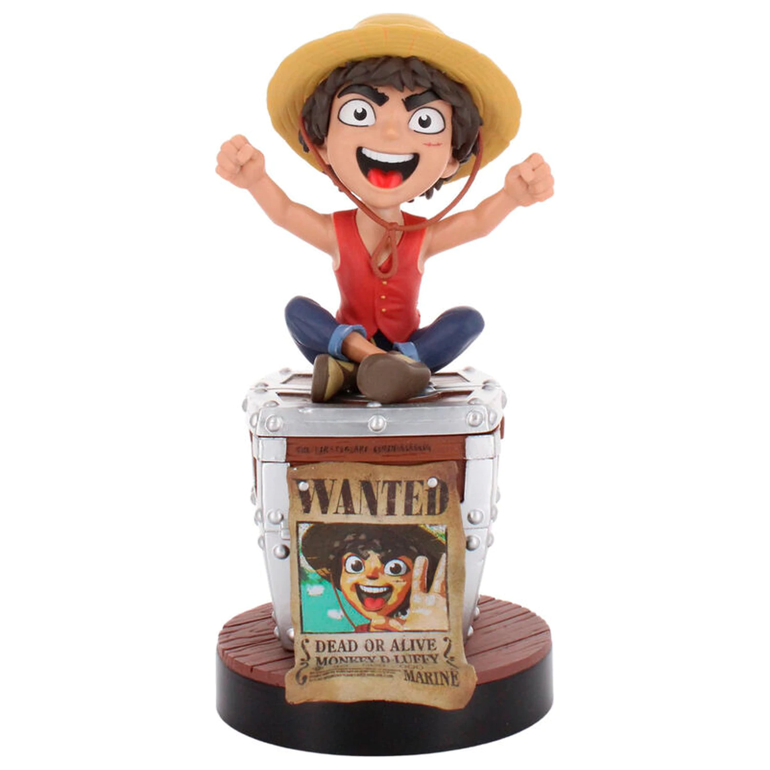 One Piece Cable Guys nabíjecí stojan Luffy Wanted Poster 21 cm fotografii produktu