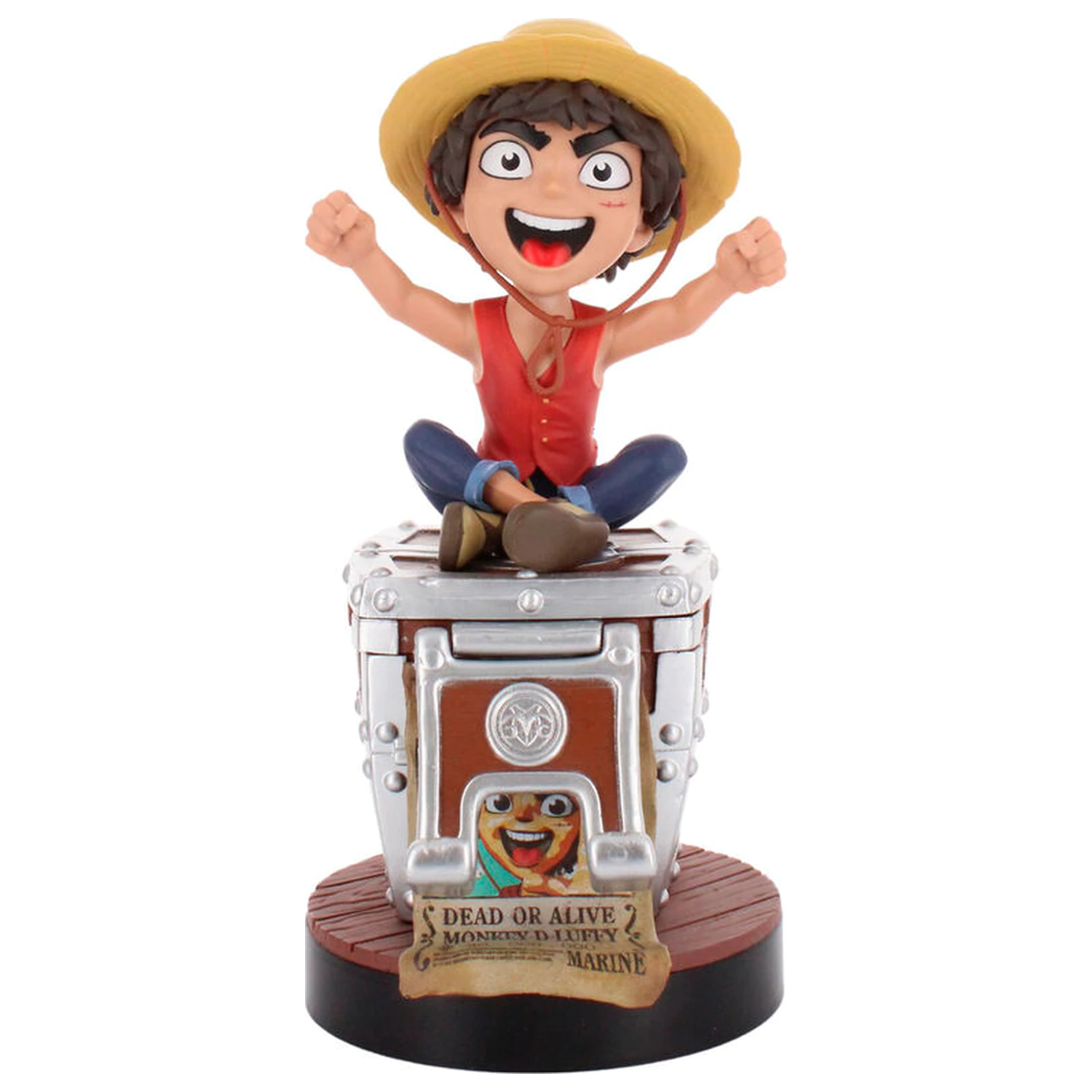 One Piece Cable Guys nabíjecí stojan Luffy Wanted Poster 21 cm fotografii produktu