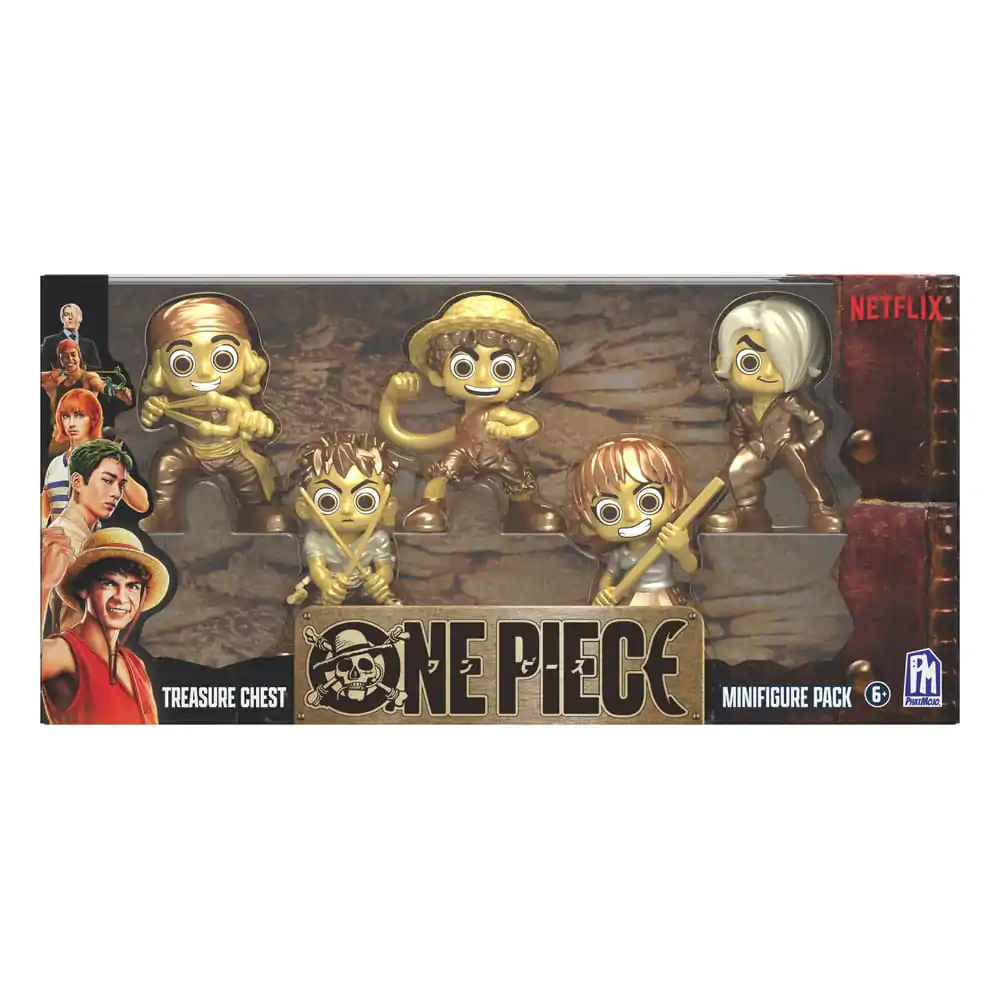 Sada mini figurek One Piece zlatá 6 cm fotografii produktu