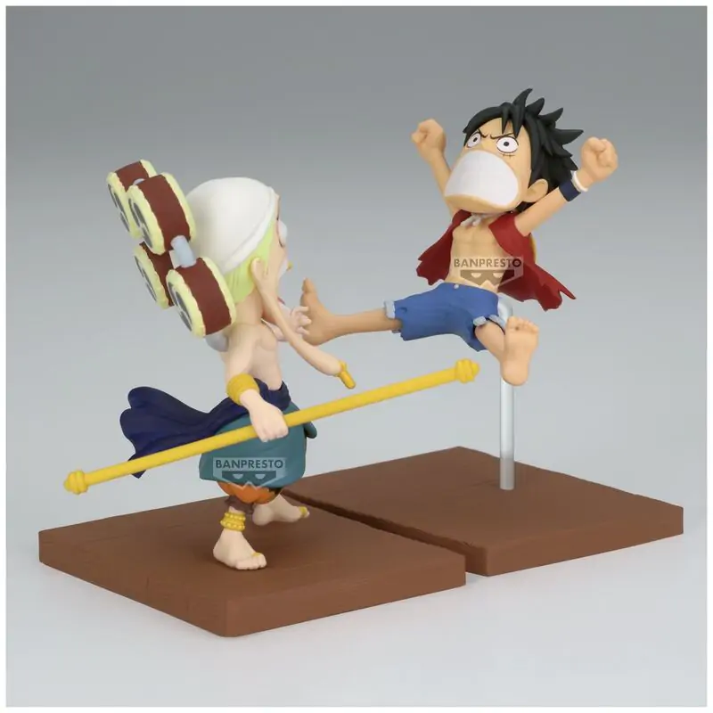 Sběratelská figurka One Piece Monkey D Luffy & Enel 7 cm fotografii produktu