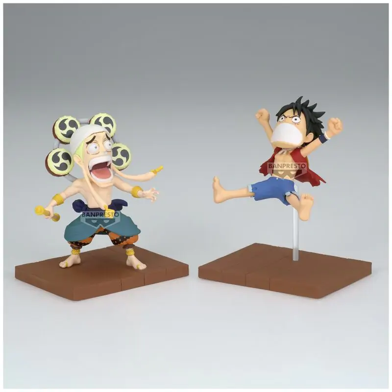 Sběratelská figurka One Piece Monkey D Luffy & Enel 7 cm fotografii produktu