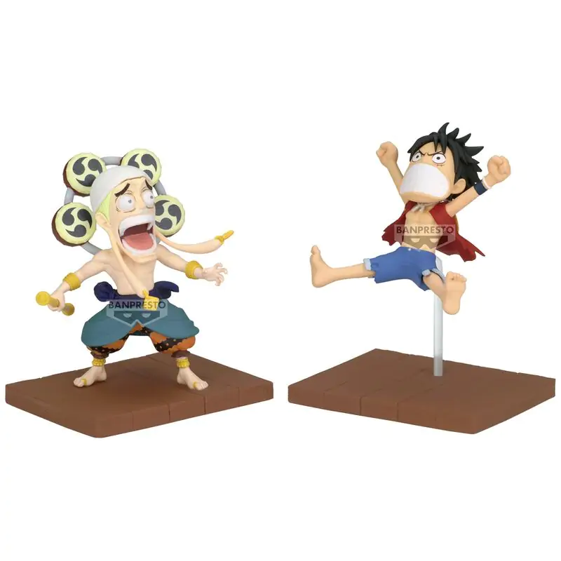 Sběratelská figurka One Piece Monkey D Luffy & Enel 7 cm fotografii produktu