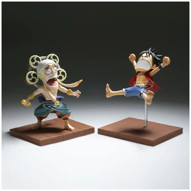 Sběratelská figurka One Piece Monkey D Luffy & Enel 7 cm fotografii produktu