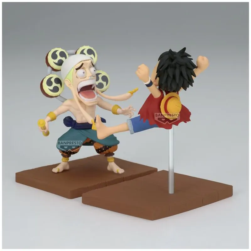 Sběratelská figurka One Piece Monkey D Luffy & Enel 7 cm fotografii produktu