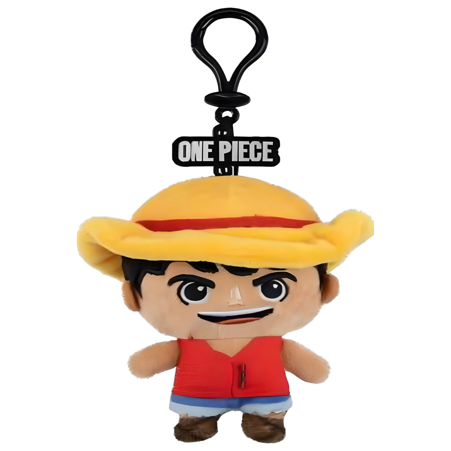 One Piece Monkey D Luffy plyšová klíčenka fotografii produktu