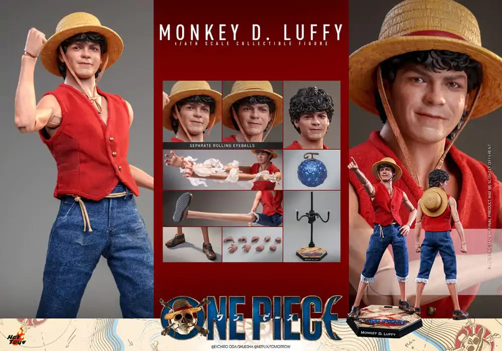 One Piece (Netflix) Akční figurka 1/6 Monkey D. Luffy 31 cm fotografii produktu