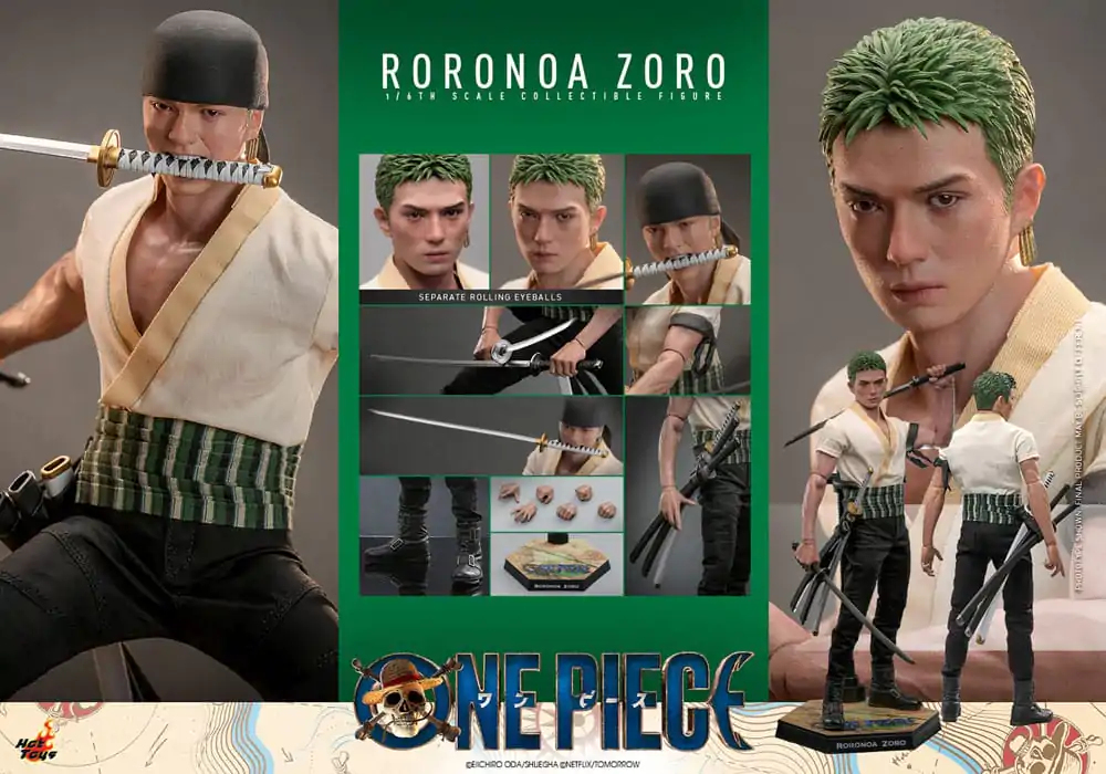 One Piece (Netflix) Akční figurka 1/6 Roronoa Zoro 31 cm fotografii produktu