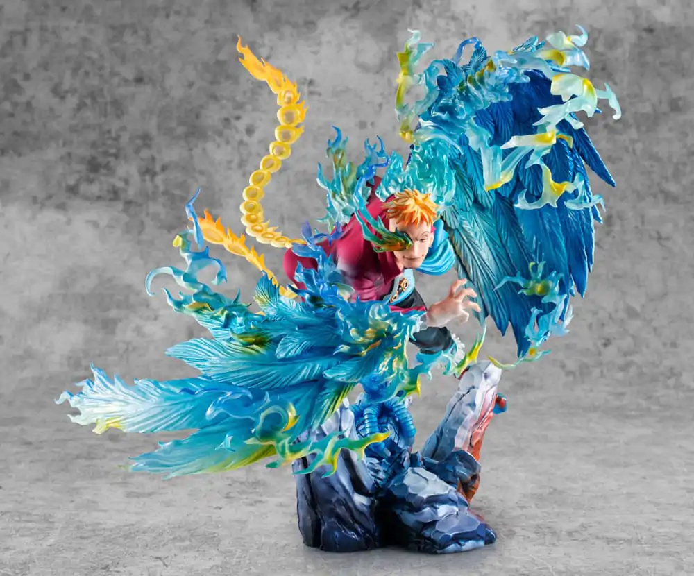 One Piece P.O.P MAS Maximum PVC socha Marco the Phoenix vůdce 1. skupiny pirátů Bělovouse 32 cm fotografii produktu