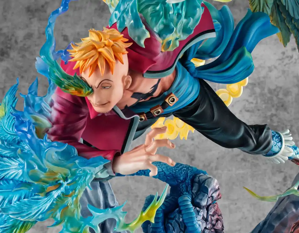 One Piece P.O.P MAS Maximum PVC socha Marco the Phoenix vůdce 1. skupiny pirátů Bělovouse 32 cm fotografii produktu