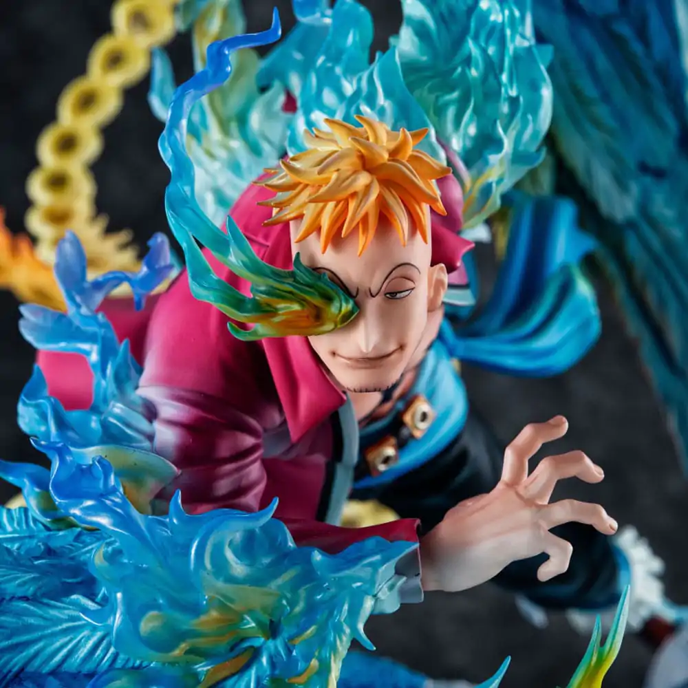 One Piece P.O.P MAS Maximum PVC socha Marco the Phoenix vůdce 1. skupiny pirátů Bělovouse 32 cm fotografii produktu