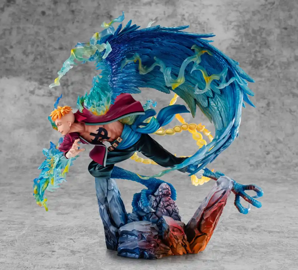 One Piece P.O.P MAS Maximum PVC socha Marco the Phoenix vůdce 1. skupiny pirátů Bělovouse 32 cm fotografii produktu