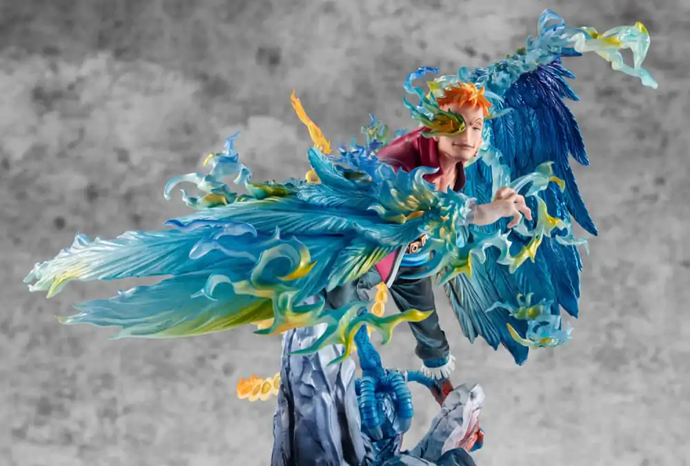 One Piece P.O.P MAS Maximum PVC socha Marco the Phoenix vůdce 1. skupiny pirátů Bělovouse 32 cm fotografii produktu