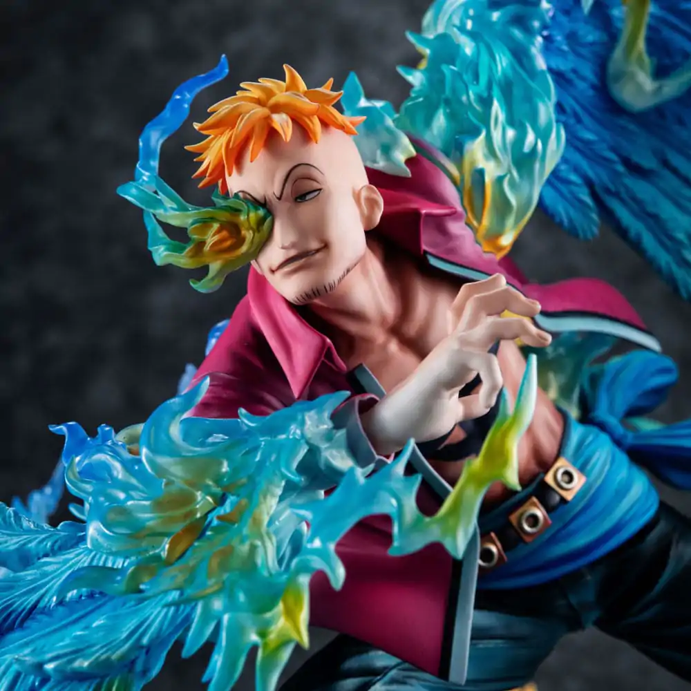 One Piece P.O.P MAS Maximum PVC socha Marco the Phoenix vůdce 1. skupiny pirátů Bělovouse 32 cm fotografii produktu